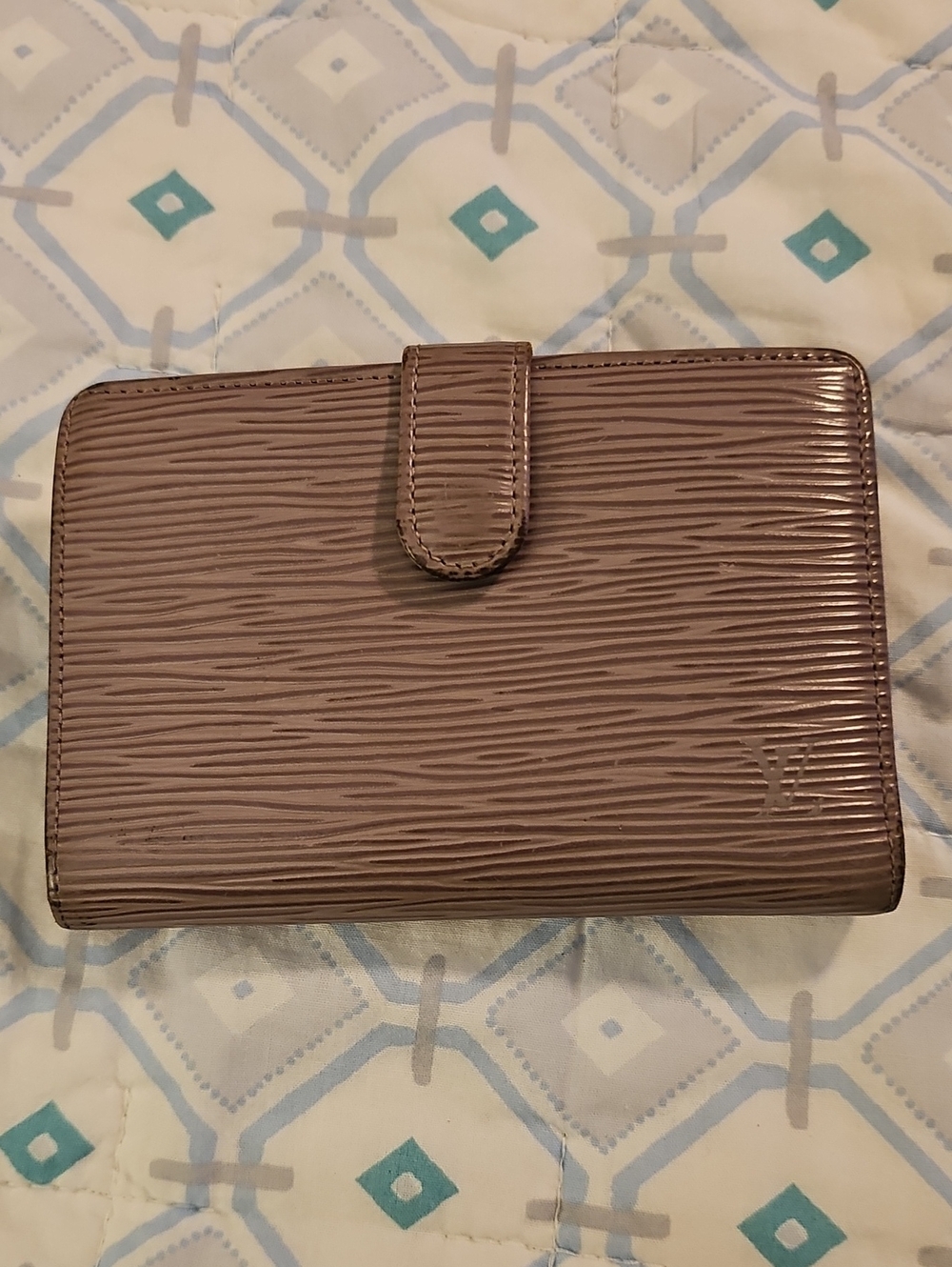 Louis Vuitton Brown Textured Epi Compact Wallet